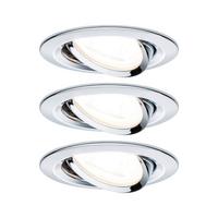 Deckenleuchte 3er-Set Ø 8,4 cm 1-Flammig, Rund - Basics (8,4cm) - Paulmann