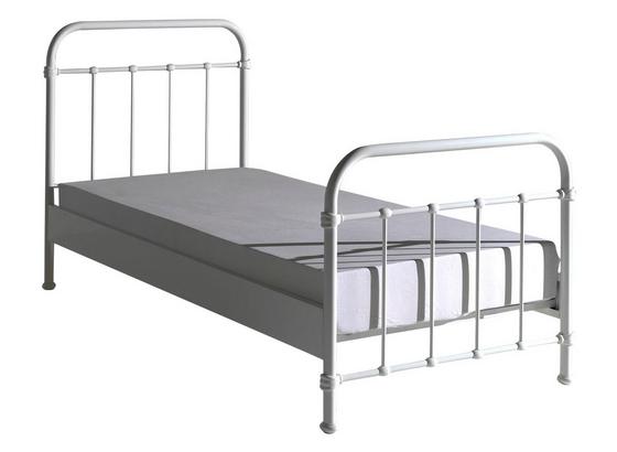 Kinder-/Juniorbett New York 90x200 cm Weiß - Weiß, ROMANTIK / LANDHAUS, Holzwerkstoff/Metall (90/200cm) - Livetastic Kinder-/Juniorbett New York 90x200 cm Weiß - Weiß, ROMANTIK / LANDHAUS, Holzwerkstoff/Metall (90/200cm) - Livetastic
