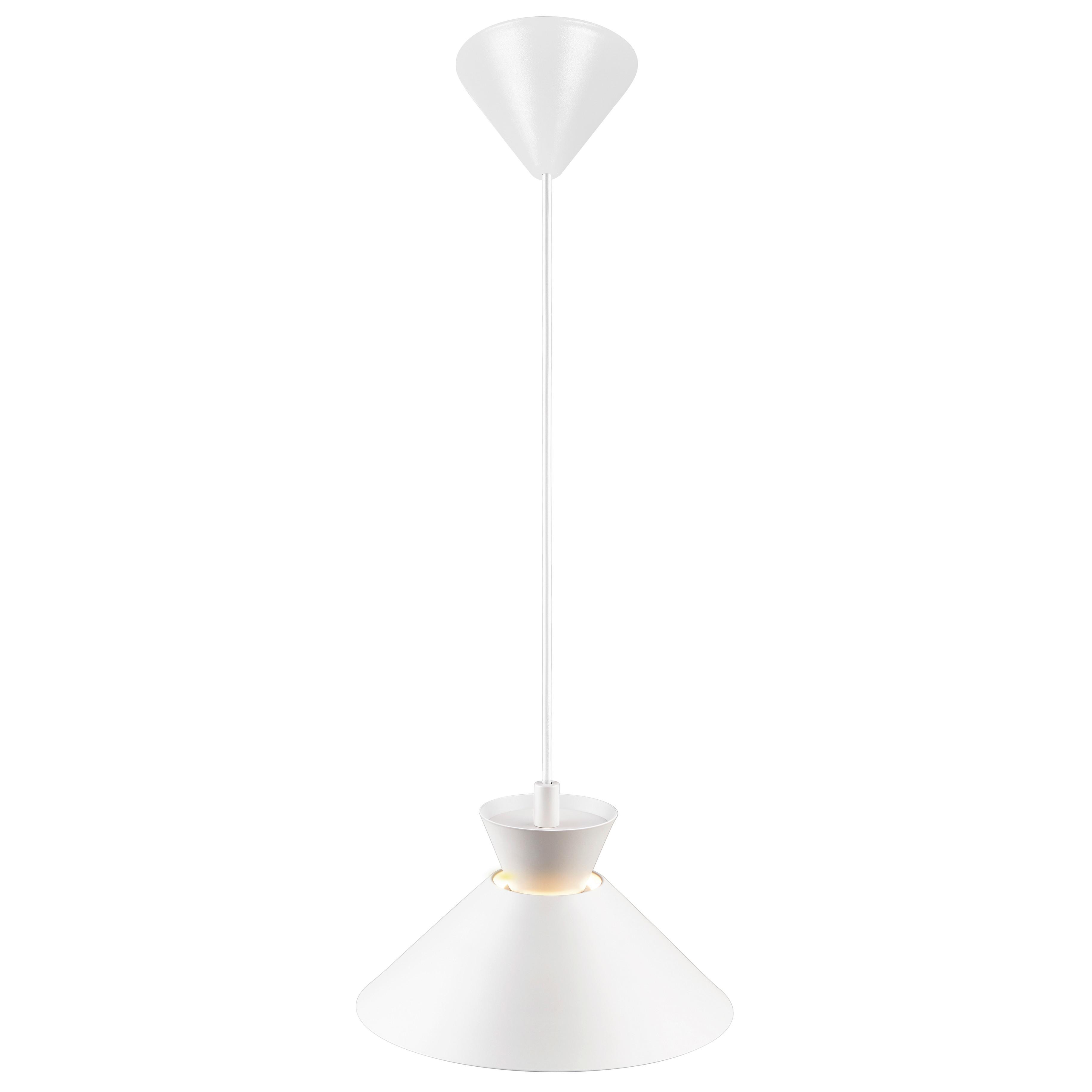 Hängeleuchte Dial Weiß D: 25 cm - Weiß, Design, Metall (25/13,5cm) - Nordlux