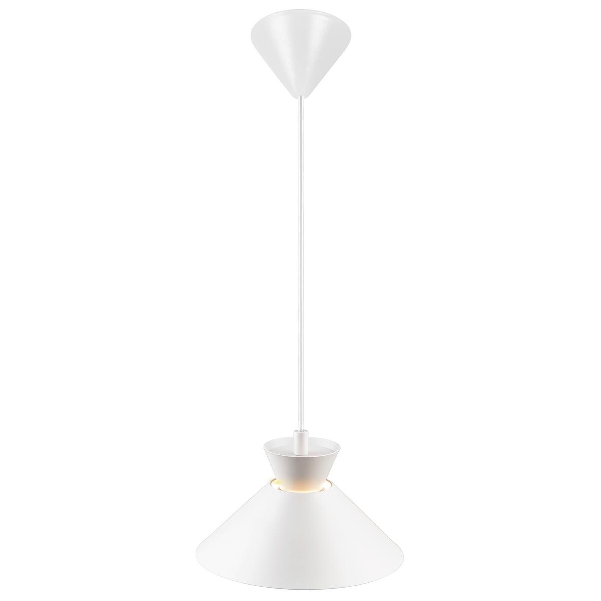 Hängeleuchte Dial Weiß D: 25 cm - Weiß, Design, Metall (25/13,5cm) - Nordlux