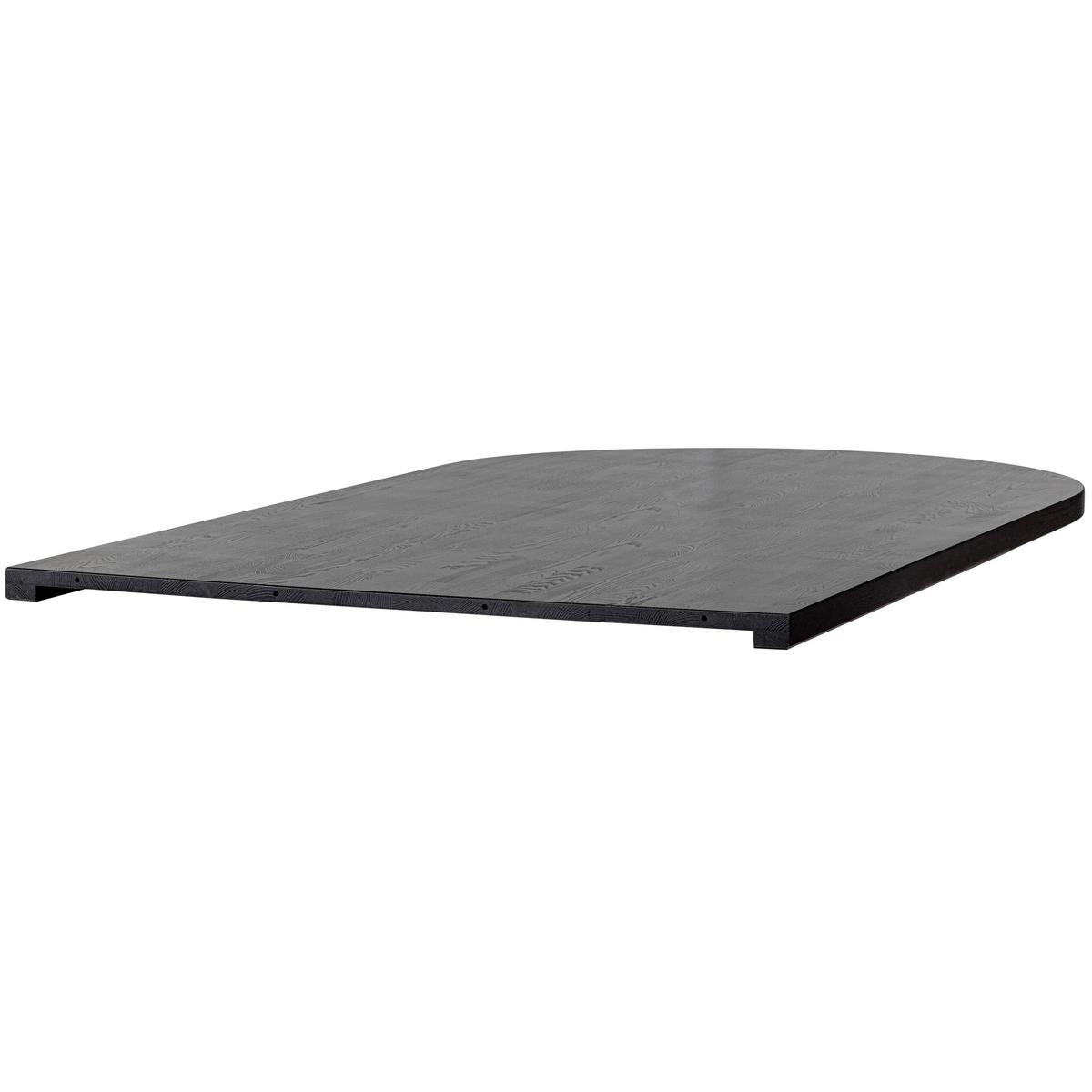 TISCHPLATTE Tablo Lungo Schwarz L: 210cm - Schwarz, MODERN, Holz (210/120/5cm) - Livetastic