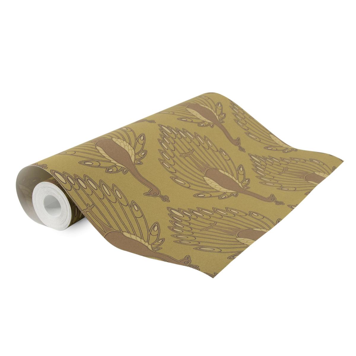 Vliestapete 118139 - Gelb, Basics, Papier/Kunststoff (52/1000cm)