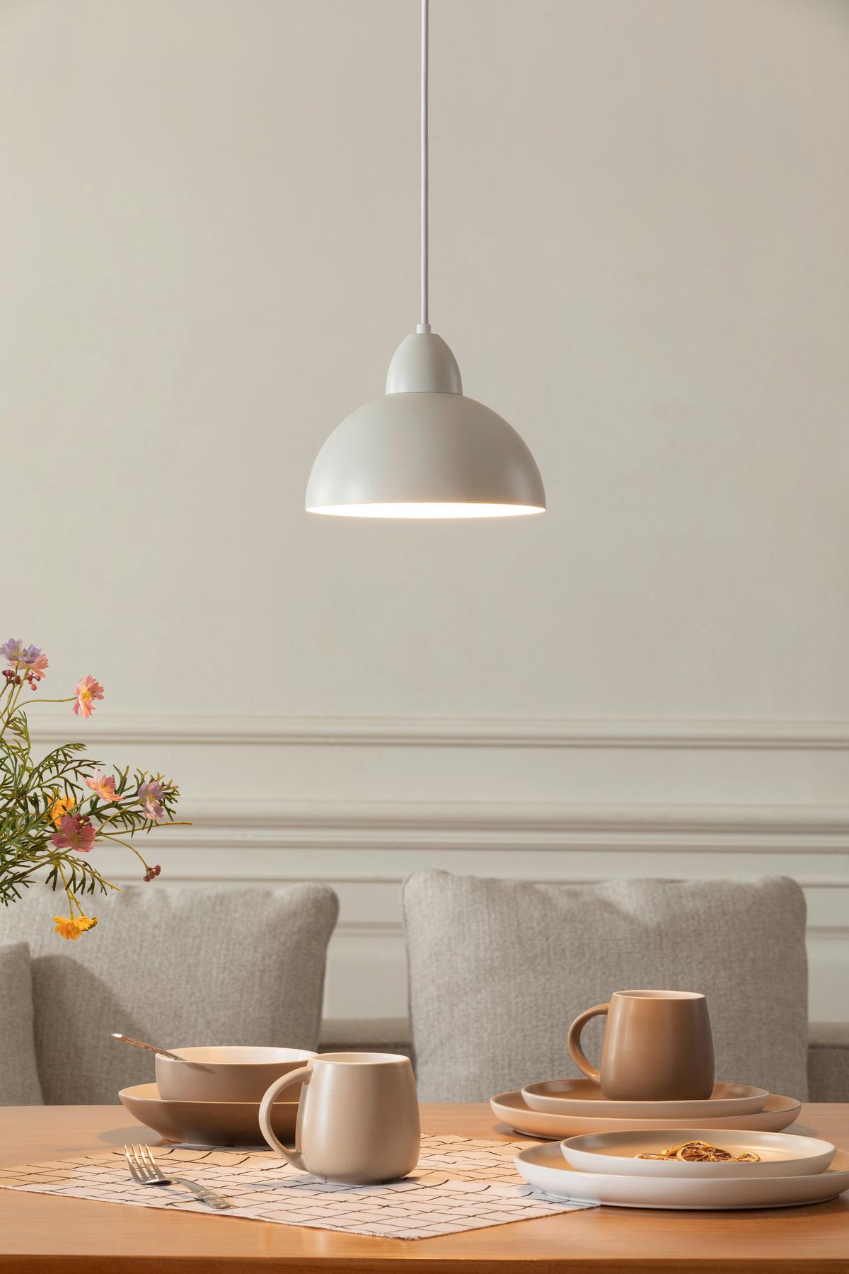 ZÁVĚSNÉ SVÍTIDLO MICHAEL - bílá, Moderní, kov/plast (20/100cm) - Mömax