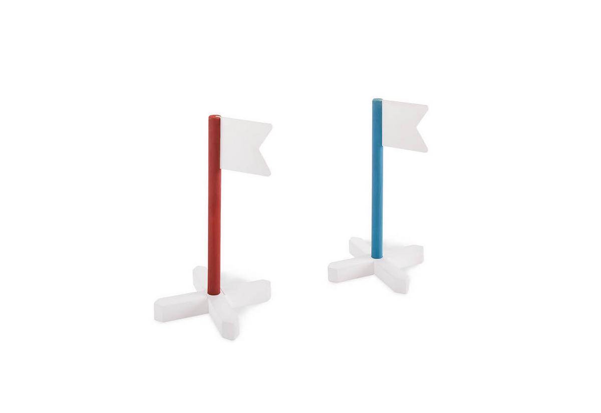 Hindernisparcour Hürden-Set - Blau/Rot, Basics, Holz (16/35/16cm) - Pinolino