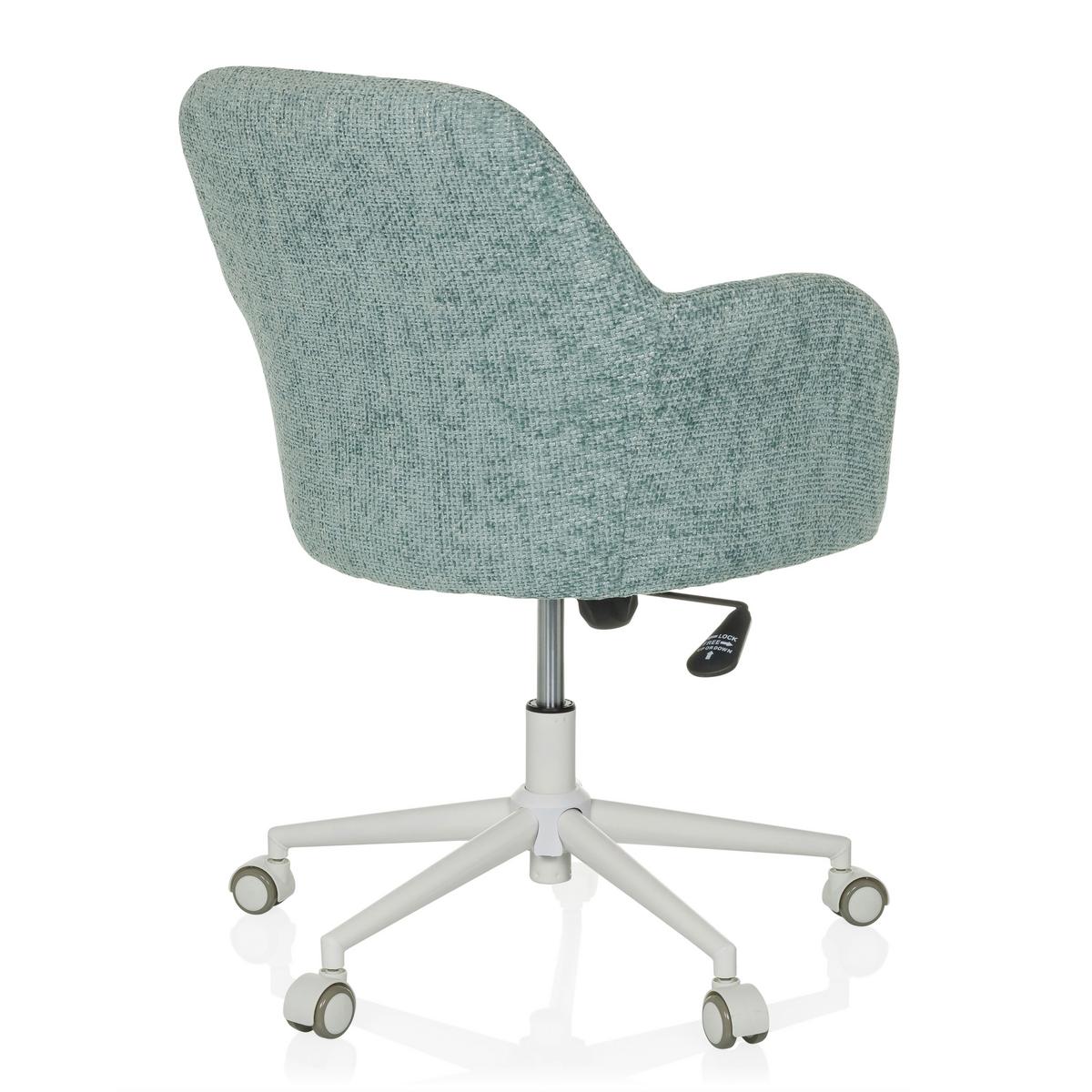 Drehstuhl Solao Home Mintgrau B: 58 cm - Mintgrau/Weiß, MODERN, Textil/Metall (58/78/60cm) - MID.YOU