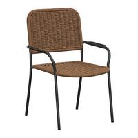 Gartensessel Clara - Gelb/Braun, MODERN, Kunststoff/Metall (58/63/90cm) - Beldano