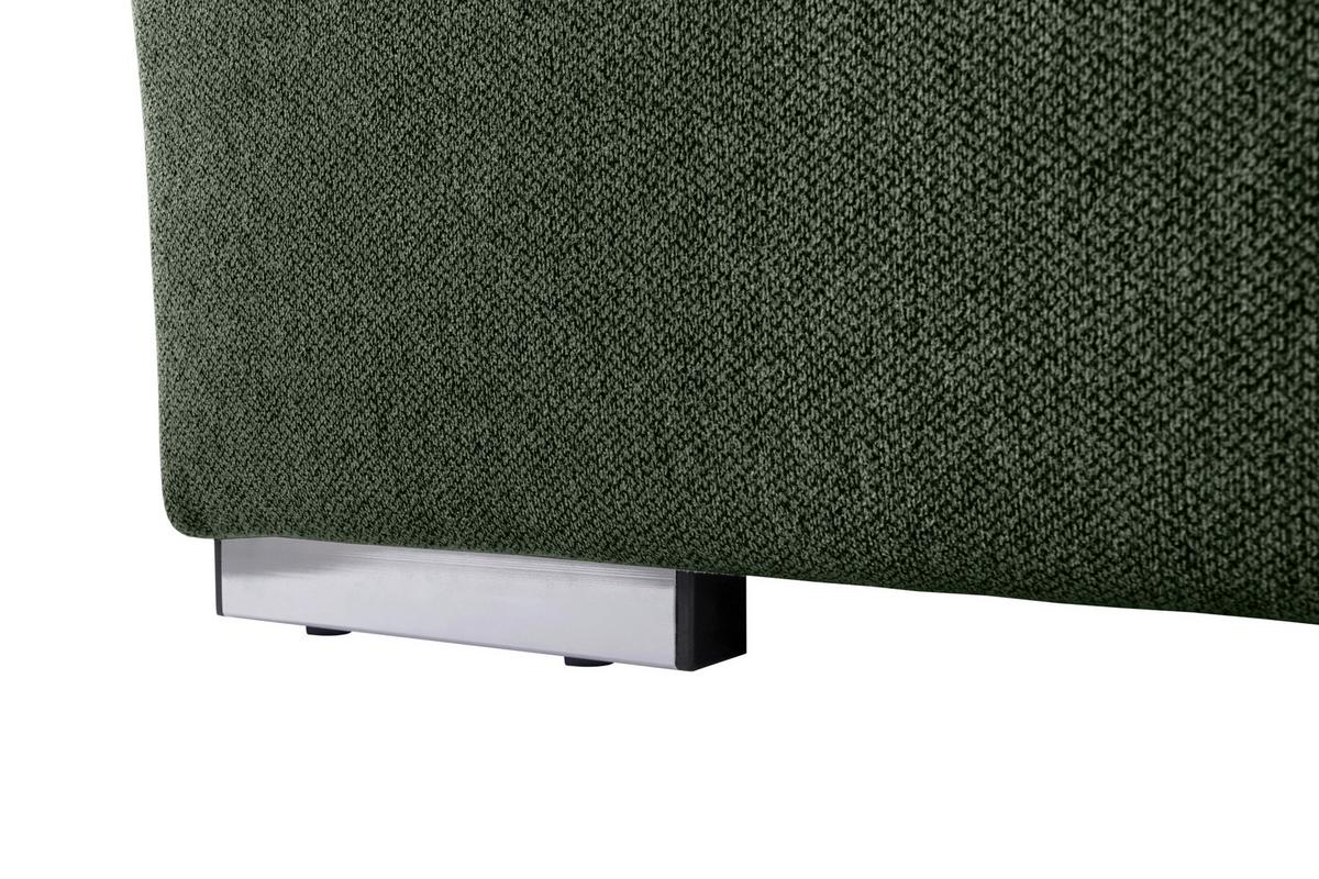 Wohnlandschaft Ramzes Grün U: 173x328x215 cm - Grau/Grün, Design, Textil (173/328/215cm) - MID.YOU