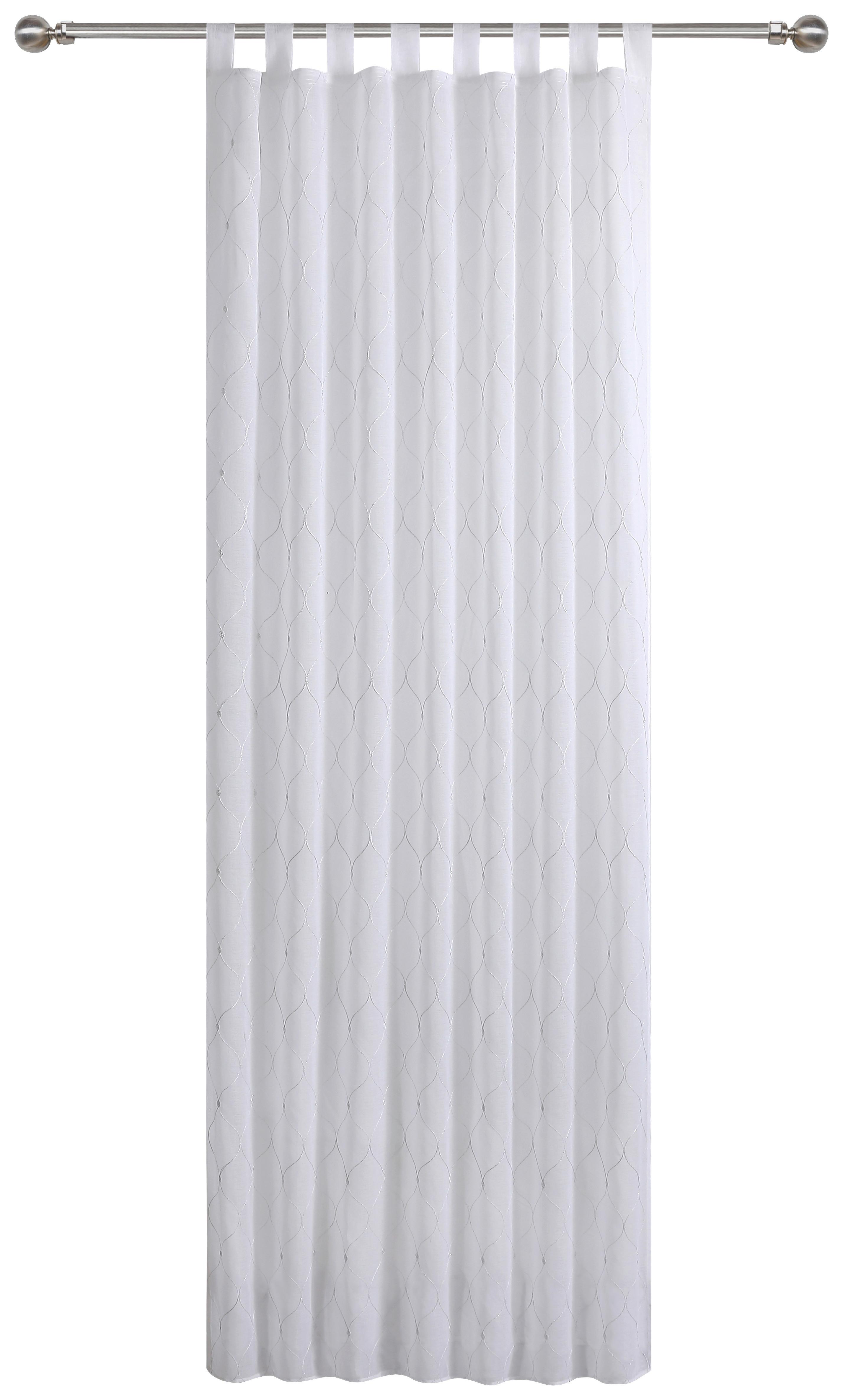 Kombinált Függöny Caroline - Fehér, modern, Textil (140/255cm) - Luca Bessoni