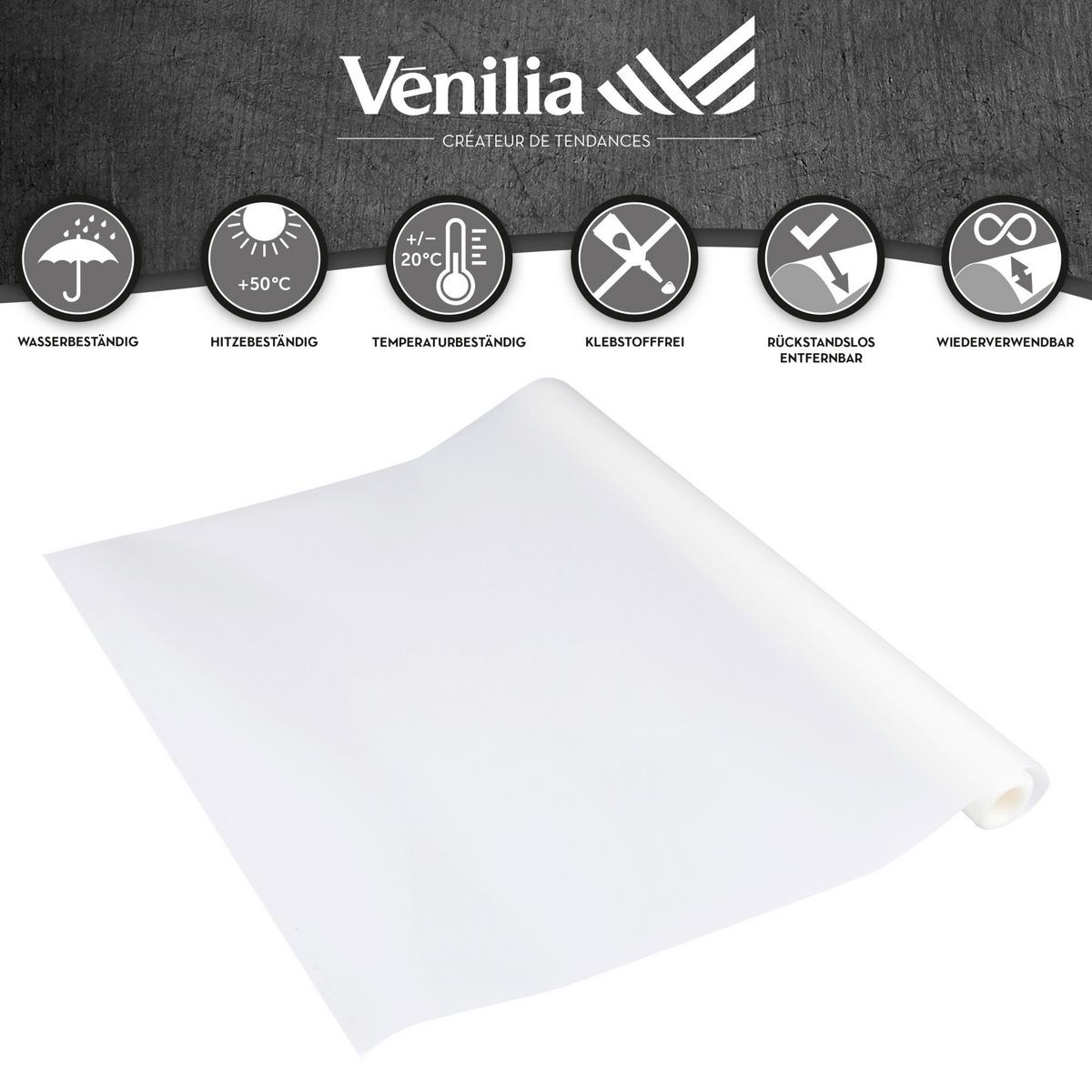 Sichtschutzfolie Ff Vp Milky Transparent B/l: Ca. 90/150 Cm - Transparent, Basics, Kunststoff (90/150cm)