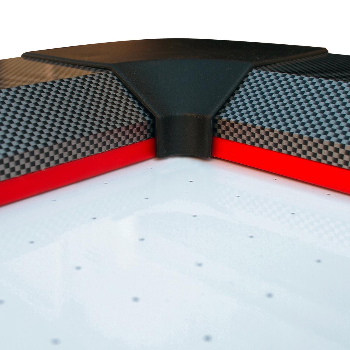 Tisch-eishockey Hattrick Hero L: 183 Cm Rot/schwarz/weiß - Rot/Schwarz, Basics, Holz (97/81/183cm) - Ambia Garden
