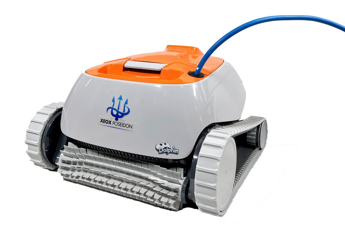 Poolroboter Xeox Poseidon - Orange/Grau, Basics, Kunststoff (43/40/25cm)