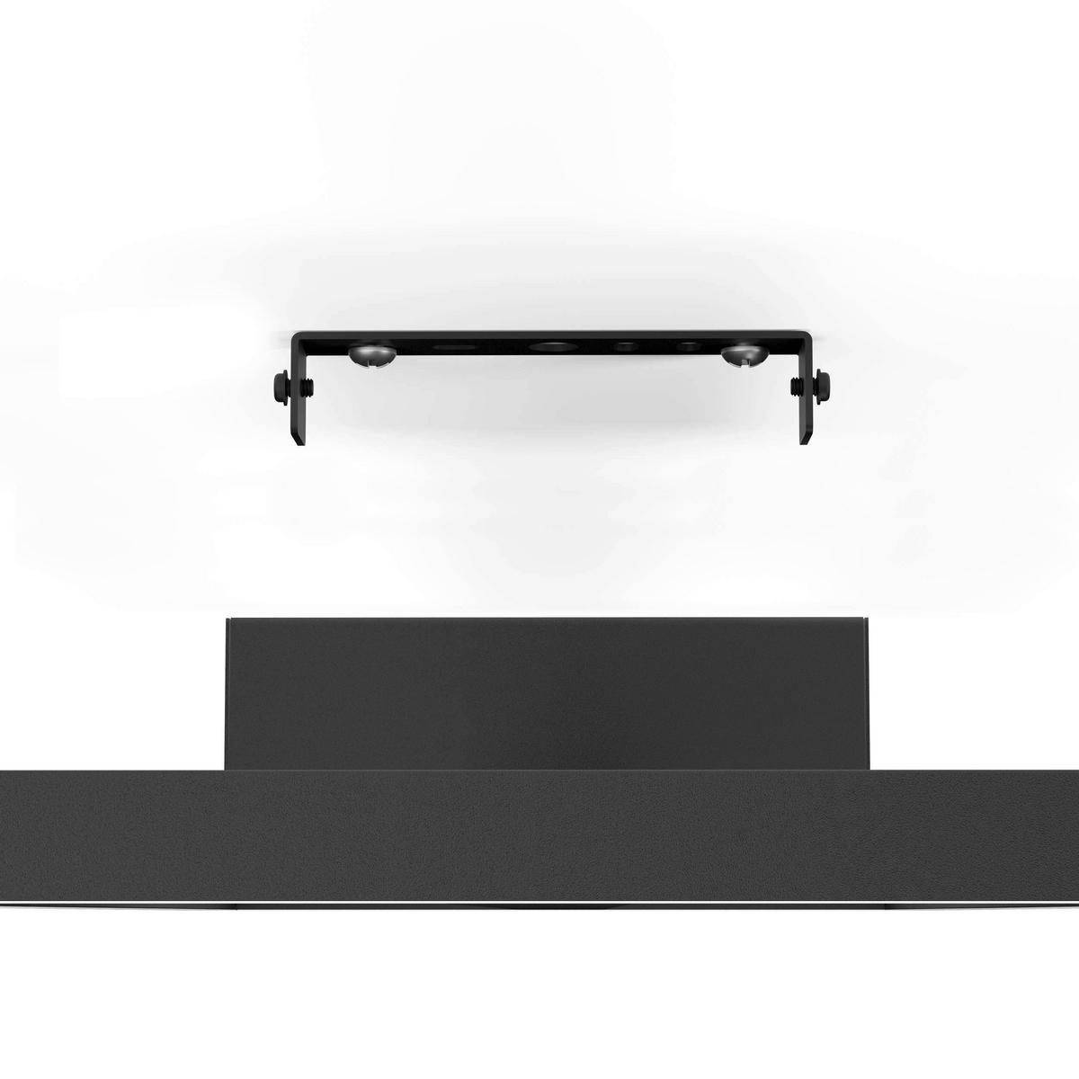 Deckenleuchte Calagrano-Z L: 64 cm mit Farbwechsler - Schwarz/Weiß, Design, Kunststoff/Metall (64/22/5cm) - Eglo