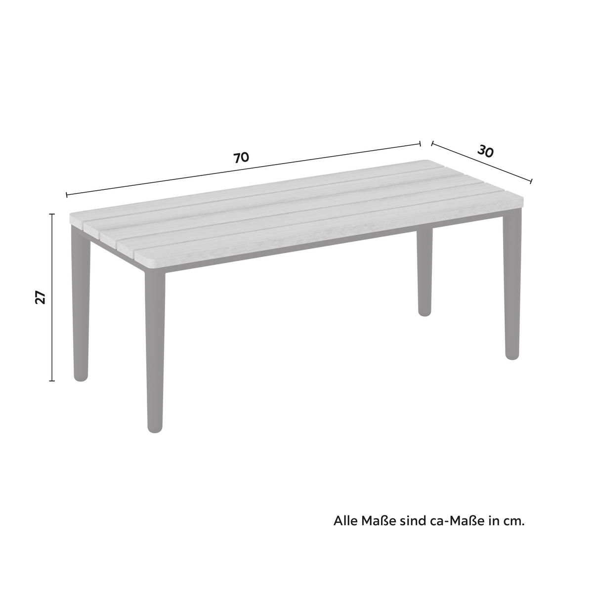 TERASOVÁ SEDACIA SÚPRAVA ENJA - čierna/sivá, Modern, kov/textil (104/60/70cm) - Bessagi Garden