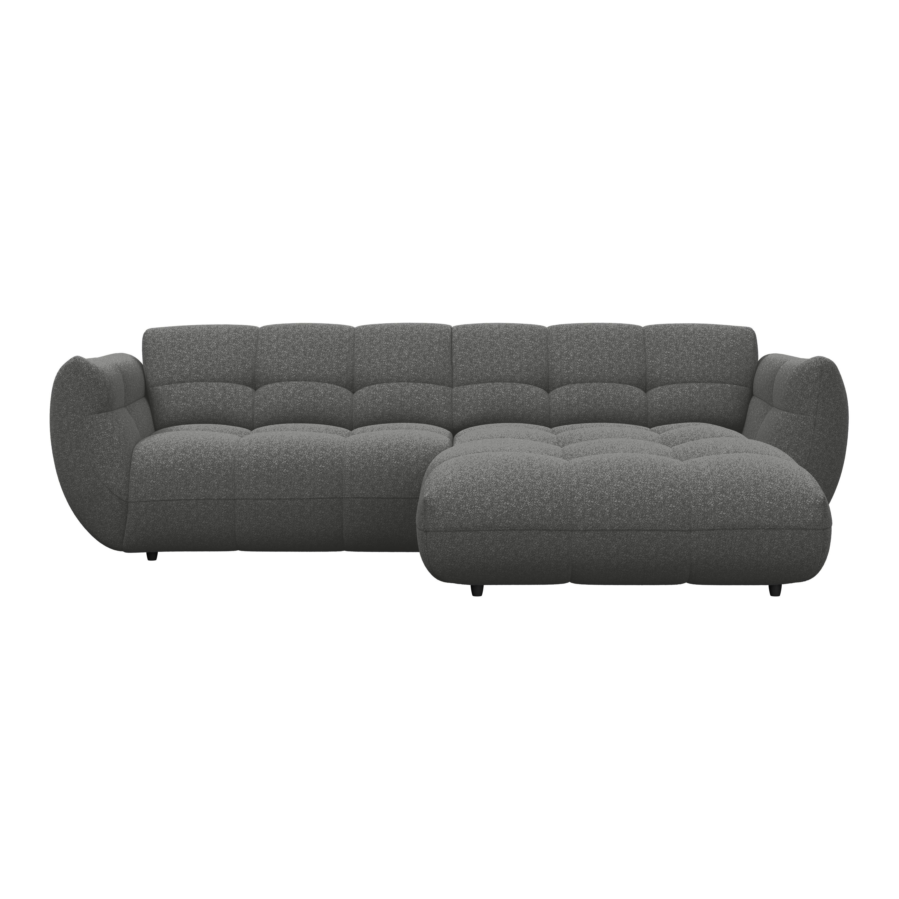 Ecksofa Panda Chenille anthrazit, 280x178cm