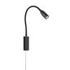 LED-Wandleuchte Sten 1-Flammig dimmbar und drehbar - Schwarz, Basics, Metall (35/4/61cm) - Fischer & Honsel
