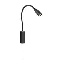 LED-Wandleuchte Sten 1-Flammig dimmbar und drehbar - Schwarz, Basics, Metall (35/4/61cm) - Fischer & Honsel