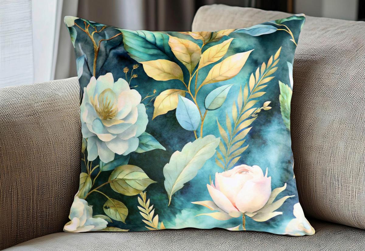 ZIERKISSEN LEANA - Multicolor, ROMANTIK / LANDHAUS, Textil (45/45cm) - James Wood