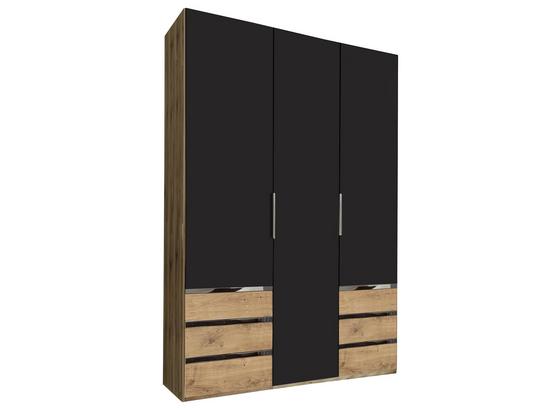 Drehtürenschrank mit Schubladen 150cm Level 36a, Graphit Dekor - Eichefarben/Graphitfarben, MODERN, Holzwerkstoff (150/216/58cm) Drehtürenschrank mit Schubladen 150cm Level 36a, Graphit Dekor - Eichefarben/Graphitfarben, MODERN, Holzwerkstoff (150/216/58cm)