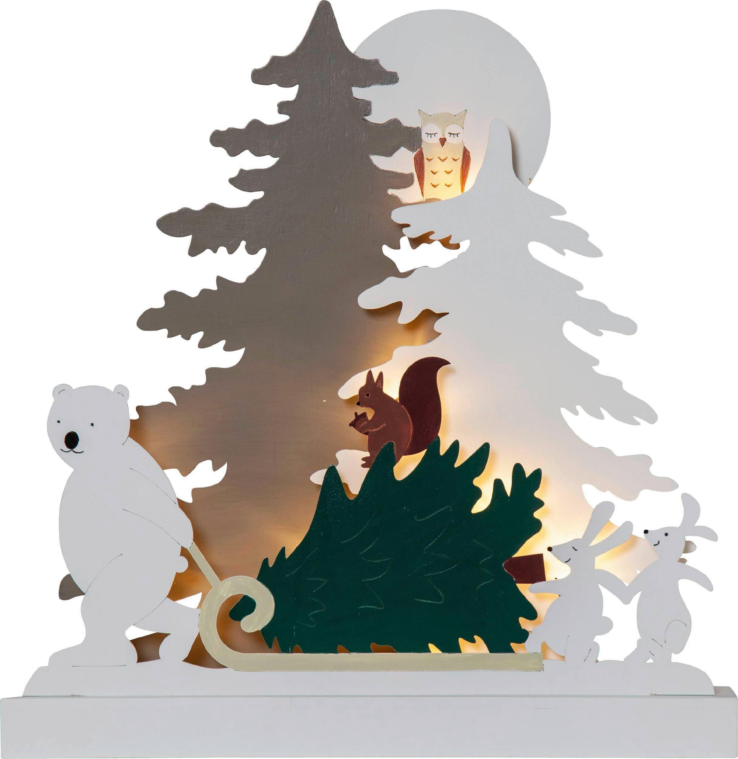 Tischleuchte 271-82 Led-Tl-Wald - Basics, Holz (37/6/38cm) - Eglo