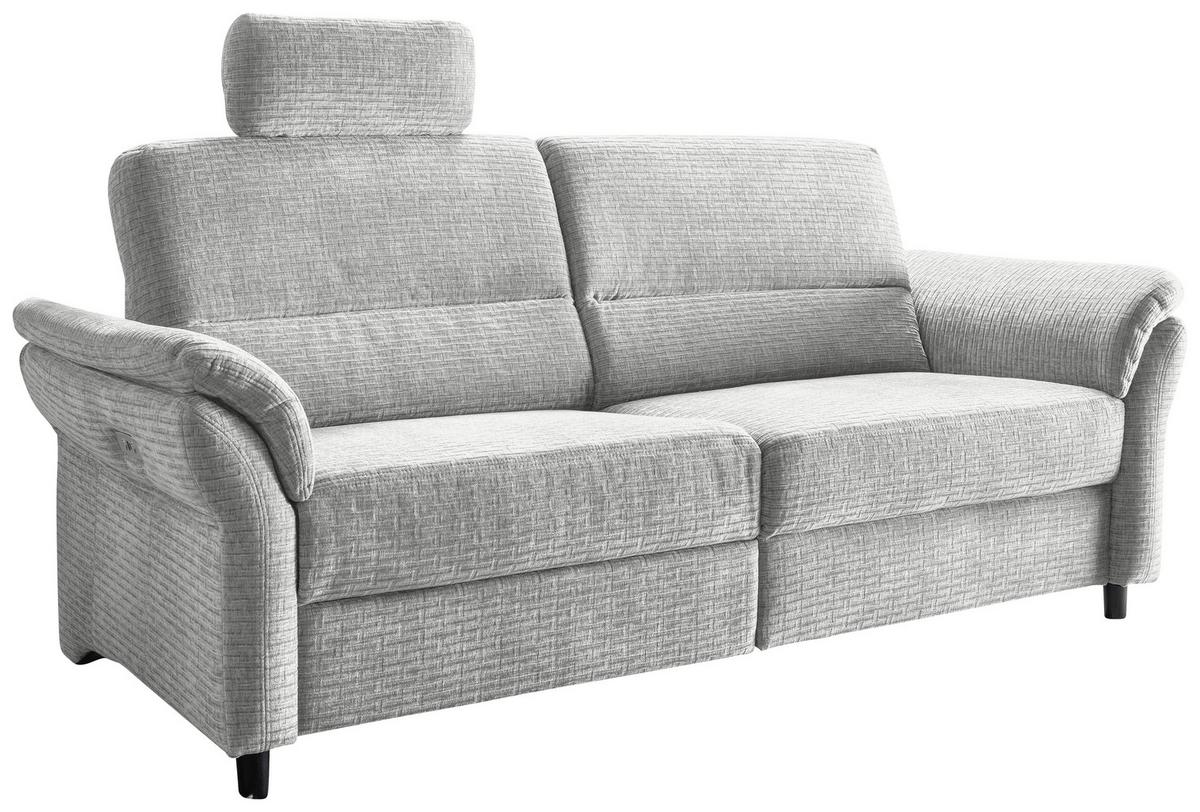 3-Sitzer-Sofa Cavoli, Weiß B: 192 cm - Schwarz/Weiß, MODERN, Textil (192/90/89cm) - Livetastic