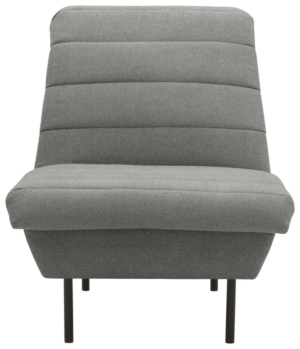 Sessel Looks Ix - Graubraun/Schwarz, Design, Textil (72/92/103cm) - LOOKS by W.Joop