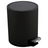 TRETEIMER RIKU - Schwarz, KONVENTIONELL, Kunststoff/Metall (16,8/21,8/30cm) - Spirella