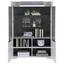 Vitrine Toronto - Silberfarben/Hellgrau, MODERN, Glas/Holzwerkstoff (100/146/42,2cm) - Ombra Vitrine Toronto - Silberfarben/Hellgrau, MODERN, Glas/Holzwerkstoff (100/146/42,2cm) - Ombra