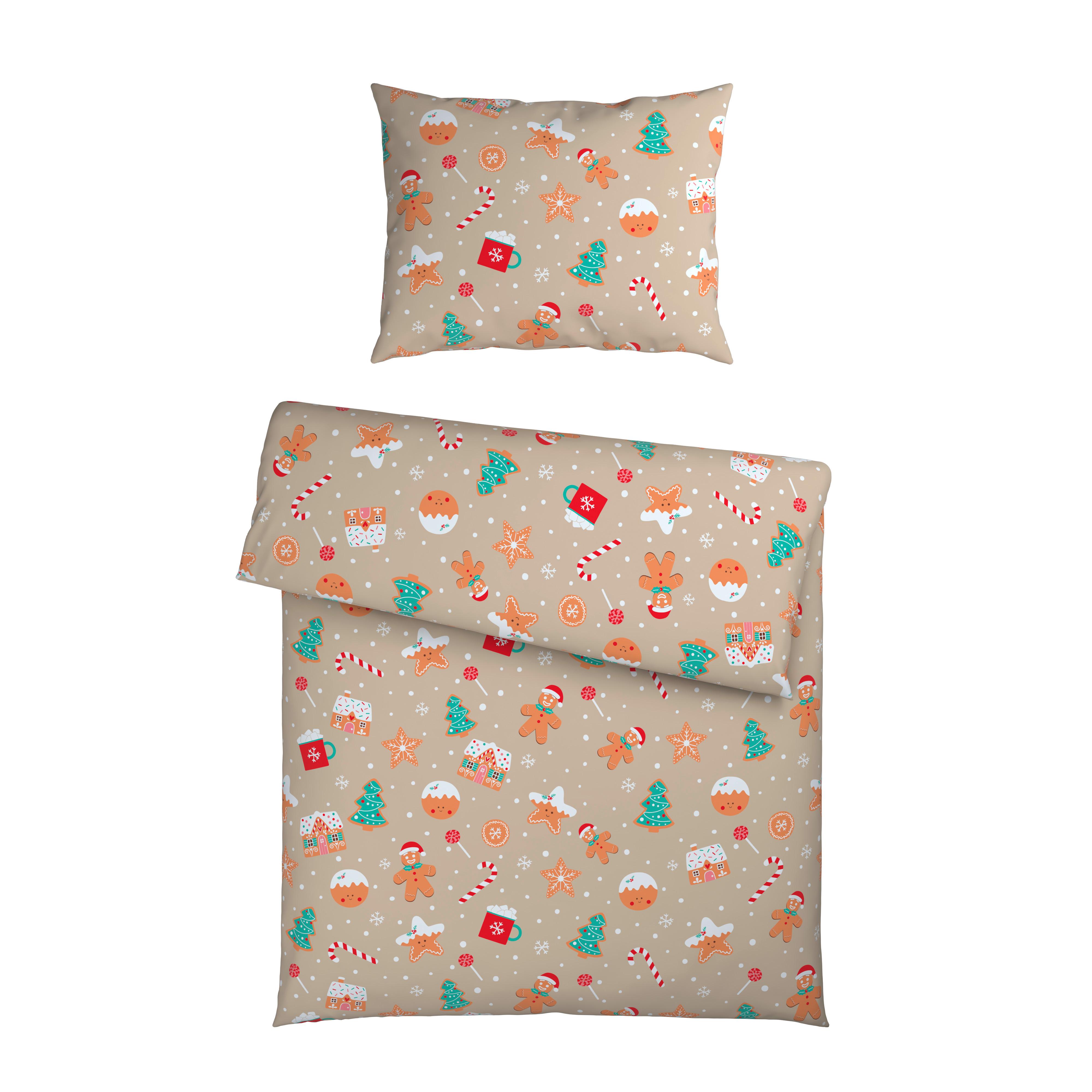 POSTEĽNÁ BIELIZEŇ LEBKUCHEN - viacfarebná, textil (140/200cm) - Mömax