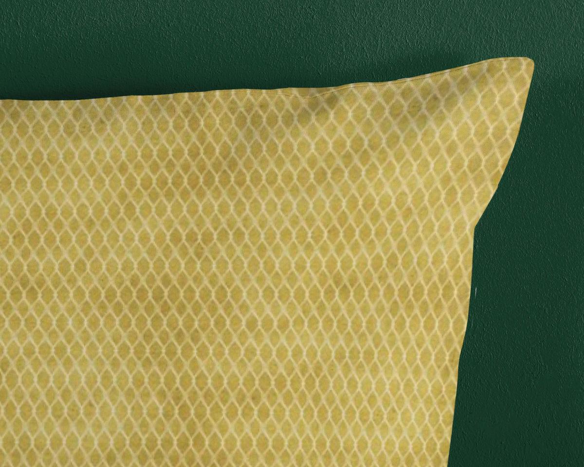 BETTWÄSCHE XABINE - Hellgelb/Mintgrün, Design, Textil (140/200cm)