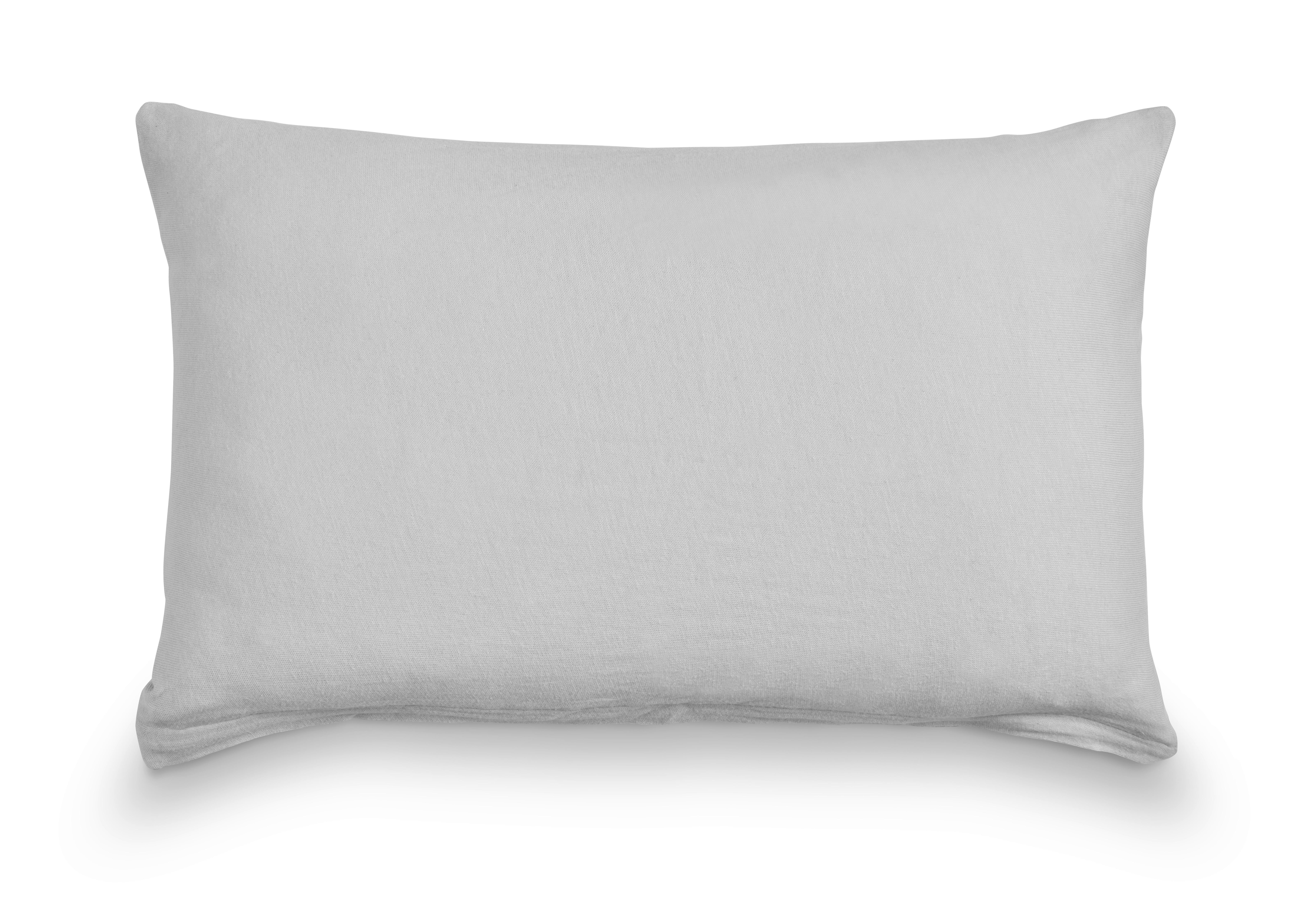 Potah na anatomický polštář Felix, 28/44cm, stříbrná - barvy stříbra, textil (28/44cm) - Modern Living