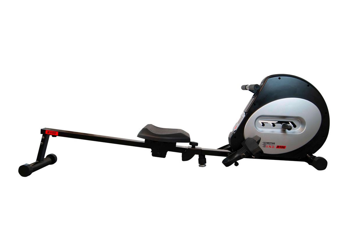 Rudergerät Motive Fitness Mit Lcd-Anzeige - Schwarz, Basics, Metall (173/36/53cm)