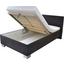 Polsterbett Como 120x200 Anthrazit - Chromfarben/Anthrazit, Holz/Textil (214/142/97cm) Polsterbett Como 120x200 Anthrazit - Chromfarben/Anthrazit, Holz/Textil (214/142/97cm)