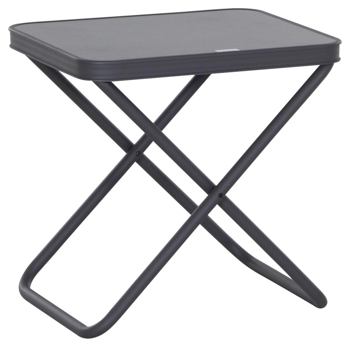 Camping-Tischplatte Grau mit Beschichtung 49x41 cm - Grau, KONVENTIONELL, Holzwerkstoff (49/4/41cm) - Siena Garden