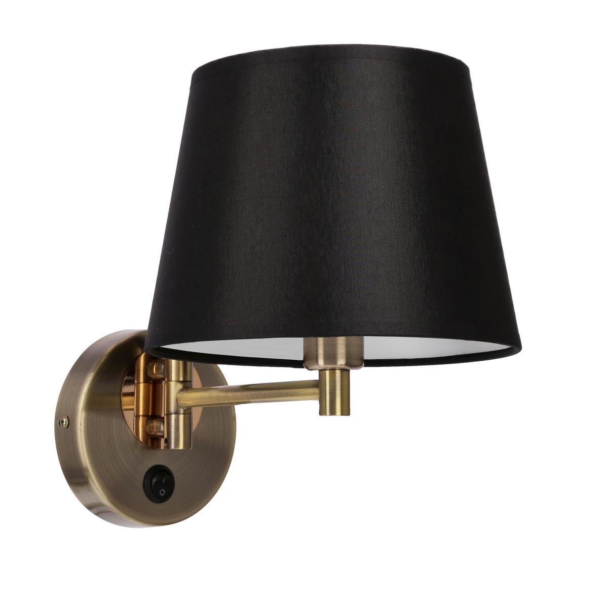 Bilderleuchte 21-27597 Ibis - Schwarz/Bronzefarben, KONVENTIONELL, Kunststoff/Metall (20/29/25cm)