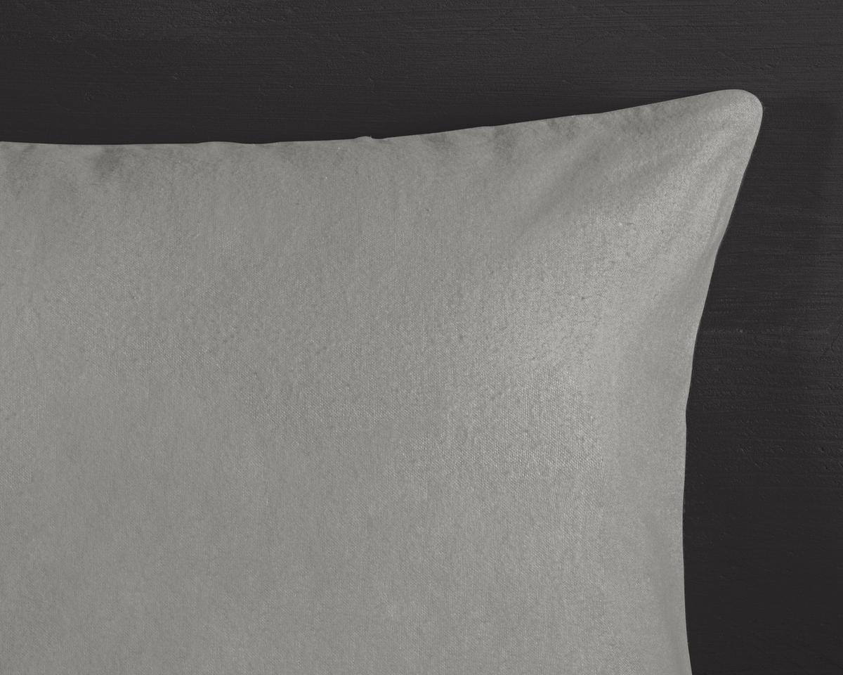 Bettwäsche Chief Anthrazit Grau 140x200 cm - Anthrazit/Grau, Textil (140/200cm)