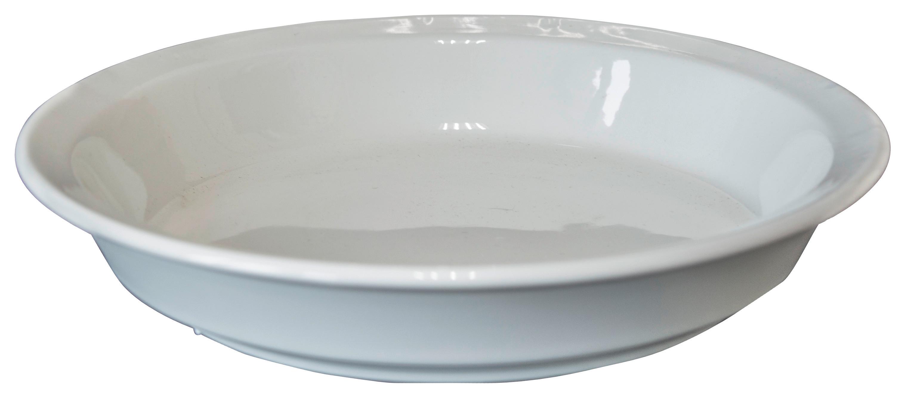 Tányér Menza - fehér, kerámia (21cm)