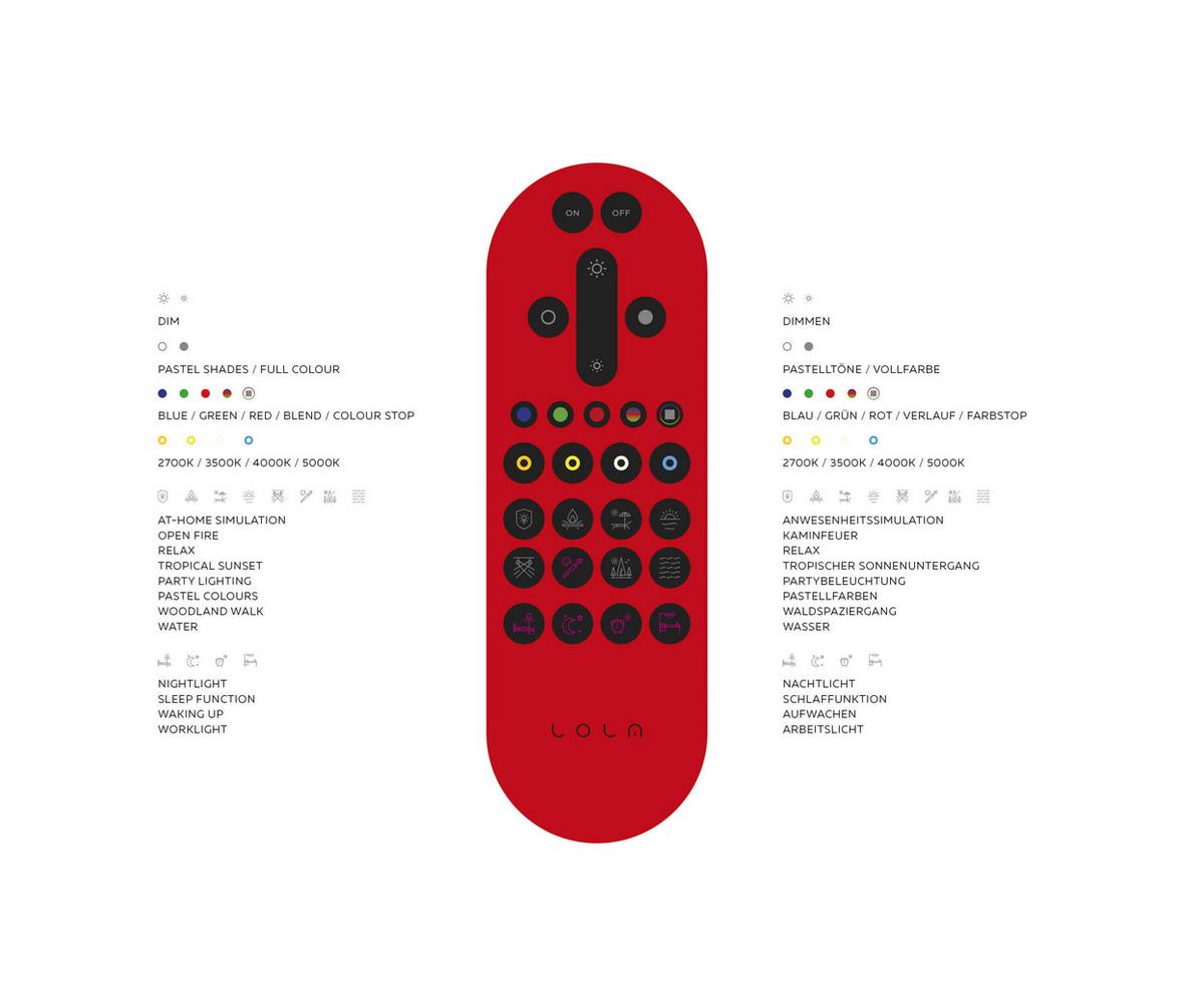 LED-Deckenleuchte 16430-55 Lolasmart-Maxi - Silberfarben, Design, Kunststoff/Metall (110/26,5/8,5cm)