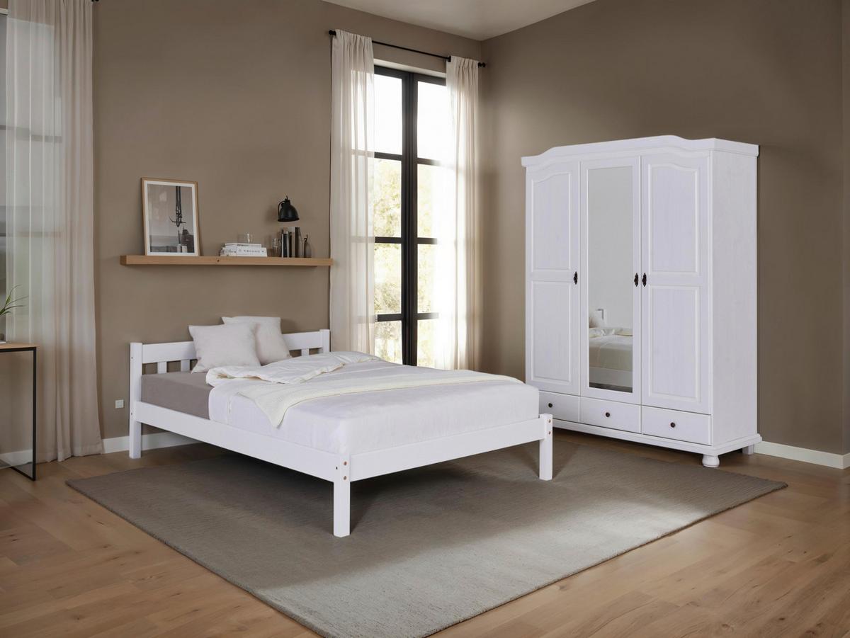 Einzelzimmer Vilmar Kappl Weiß 2-teilig - Weiß, MODERN, Holz - MID.YOU