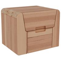 Nachtkästchen Zeno Kernbuche B: 50 cm - Kernbuche, MODERN, Holz (50/40/42cm) - MID.YOU