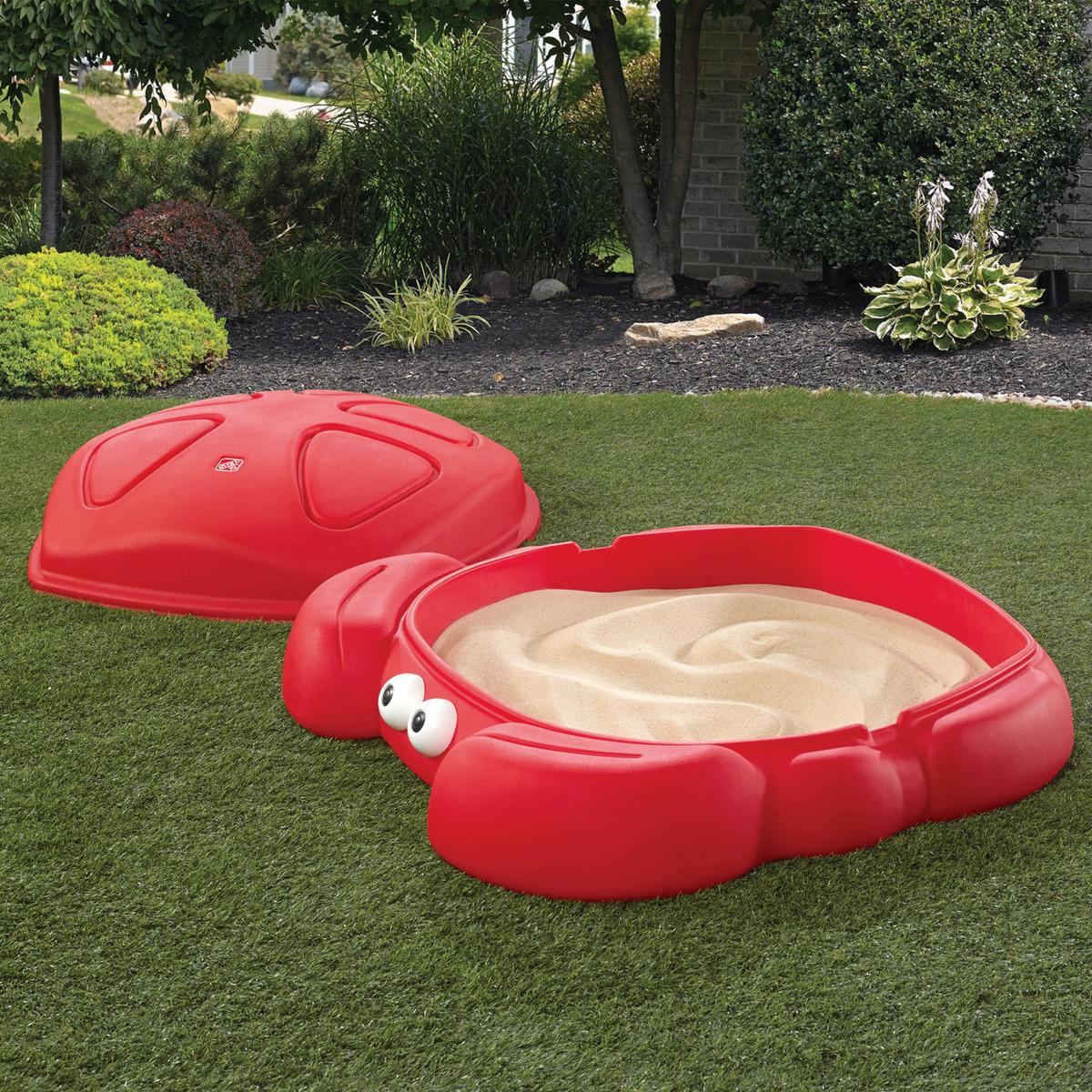 Sandkasten 740500 - Rot, KONVENTIONELL, Kunststoff (119,4/40,6/121cm) - Ambia Garden