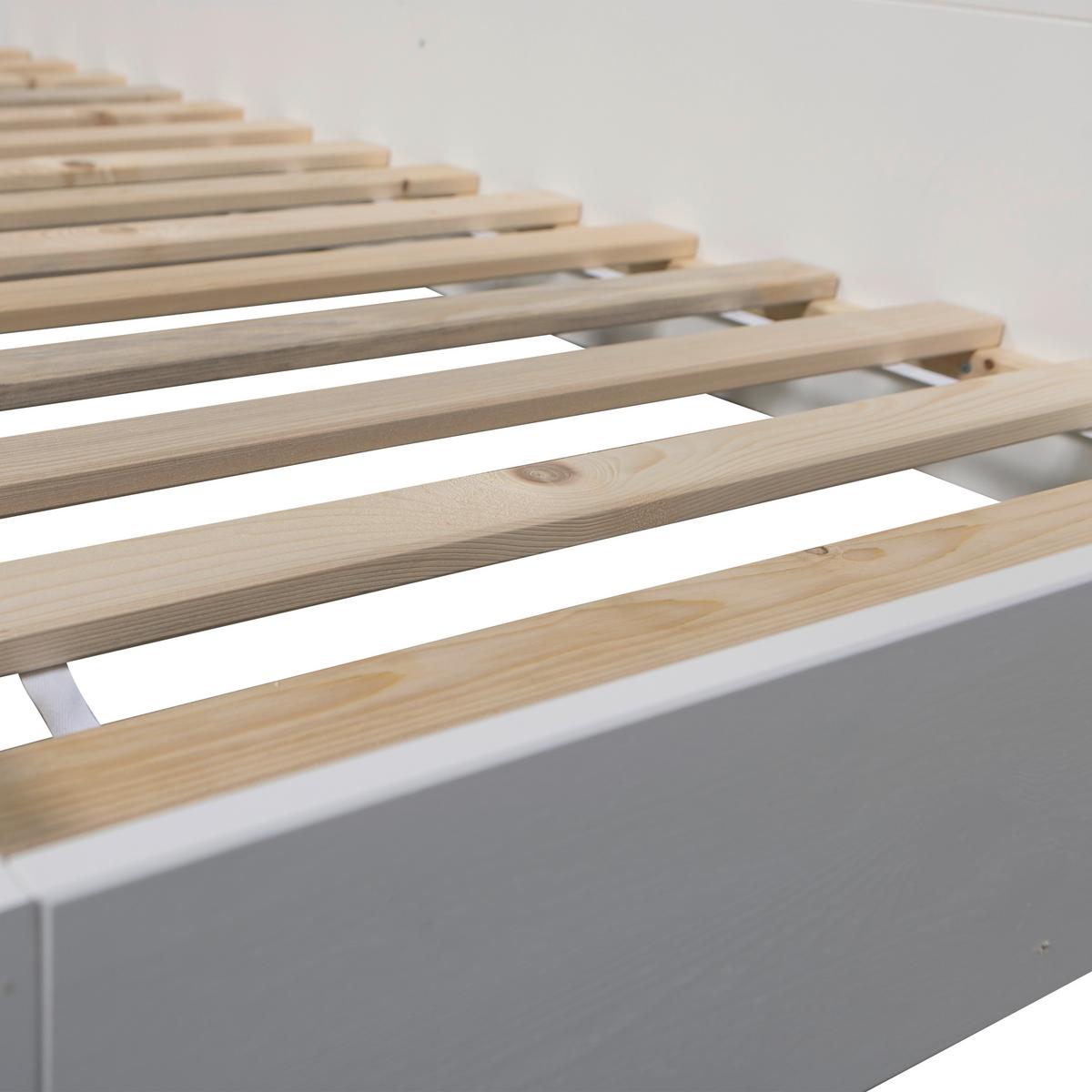 BODENBETT. Carter Weiß 90x200cm - Weiß, Basics, Holz (90/200cm) - MID.YOU
