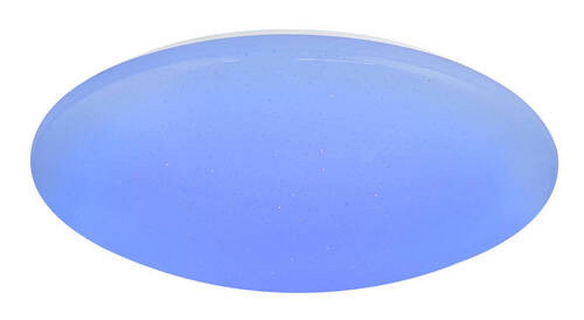 LED-Deckenleuchte Opal Weiß D: 50 cm - Opal/Weiß, Basics, Kunststoff/Metall (50/12cm) - Globo