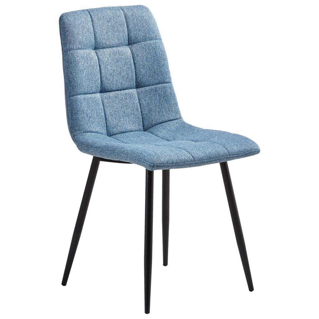 Esszimmerstuhl Empoli Blau/Schwarz, B: 47cm
