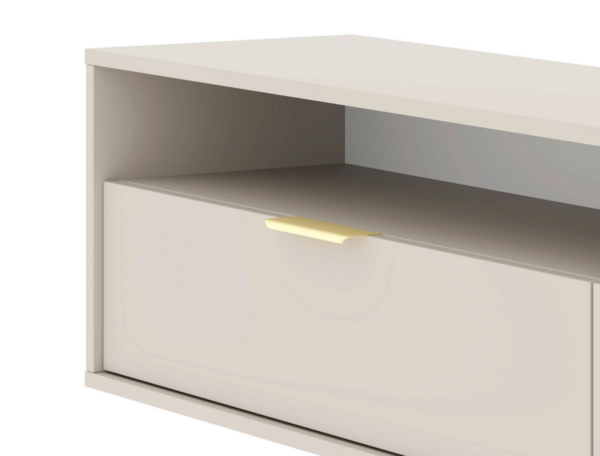 Lowboard Calmo Kaschmir 175 Cm - Kaschmir, Design, Holzwerkstoff (175/35/33cm) - Livetastic