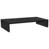 TV-Aufsatz Aktion Schwarz BxHxT 70x12,8x35 cm Max. 5 Kg - Schwarz, MODERN, Holzwerkstoff (70/12,8/35cm)