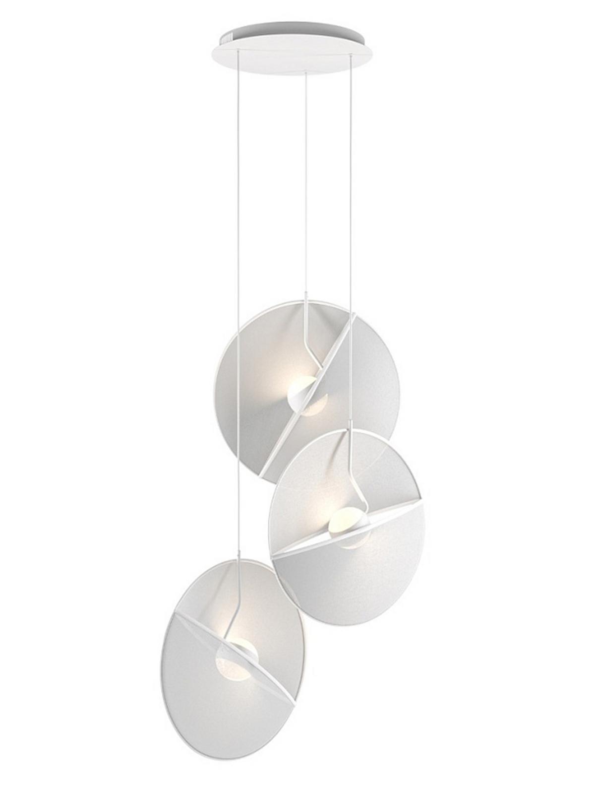 Pendelleuchte Reflex - Weiß, Trend, Kunststoff/Textil (73/30/260cm) - MAYTONI