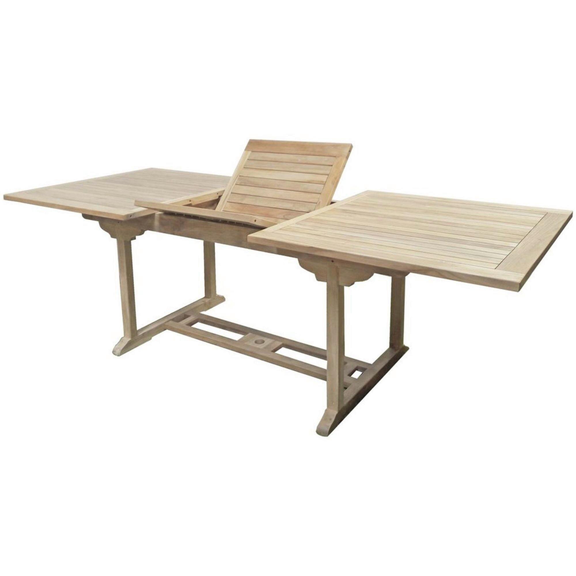 Gartentisch Solo - Naturfarben, Basics, Holz (180/100/75cm) - Gardenson