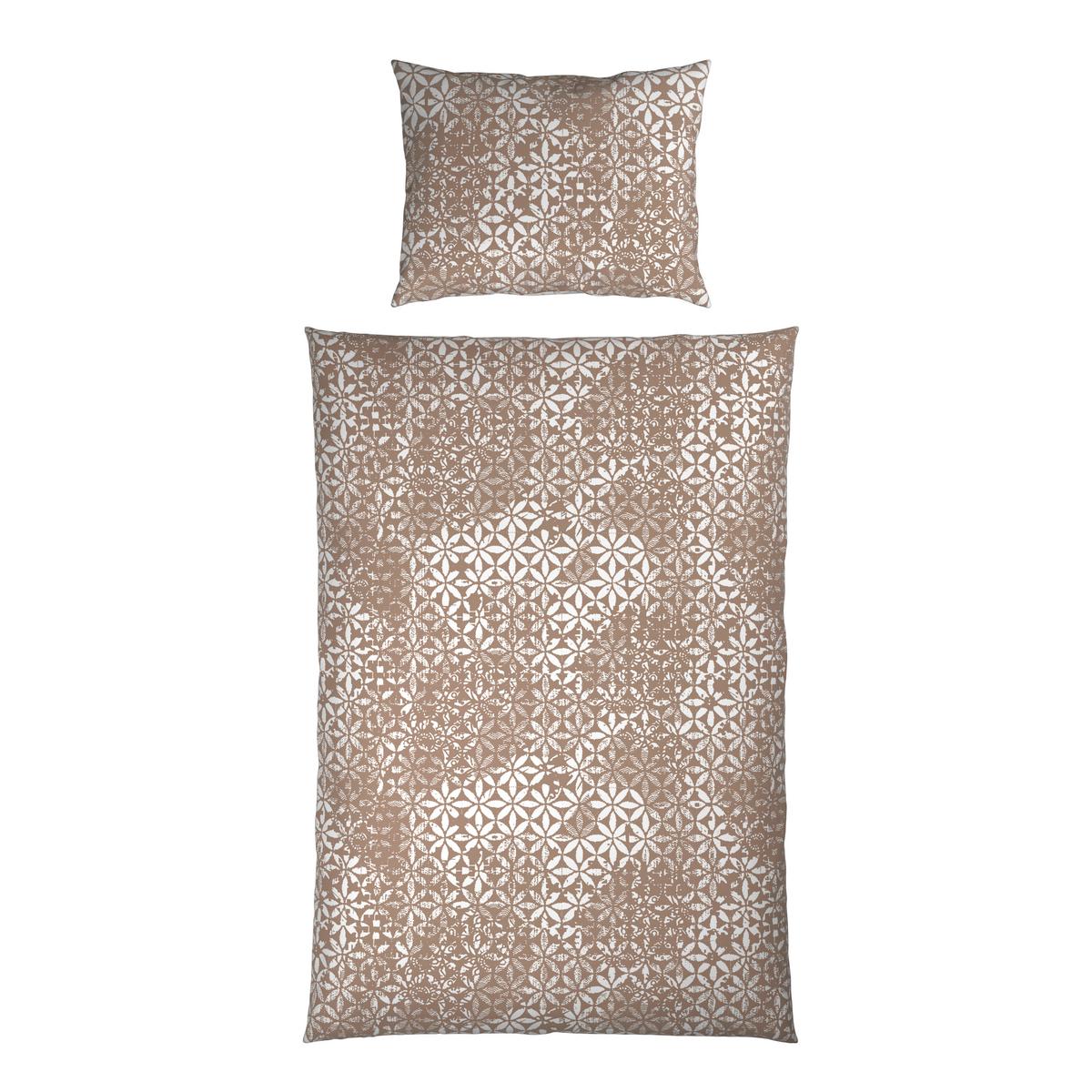 POSTEĽNÁ BIELIZEŇ DANIELA - taupe, Konventionell, textil (140/200cm) - Mömax