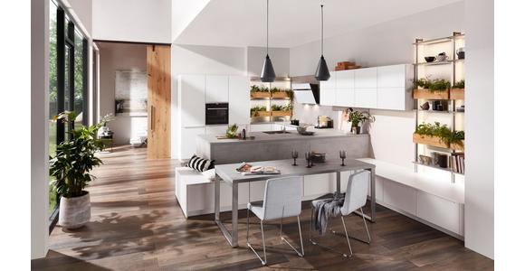 Einbauküche Las Vegas - Eichefarben/Weiß, MODERN, Holzwerkstoff - Vertico