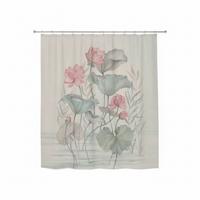Duschvorhang in Mutlicolor Textil/Kunststoff - Multicolor, Basics, Textil (180/200cm) - Spirella